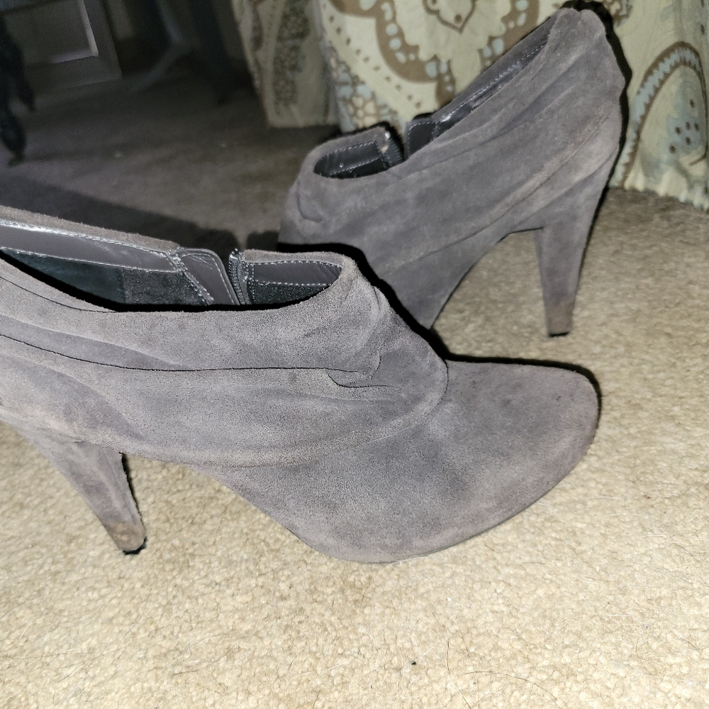 Suede booties